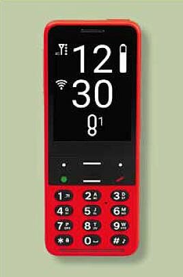 BlindShell_Classic_2_im_Test rotes Tastenhandy