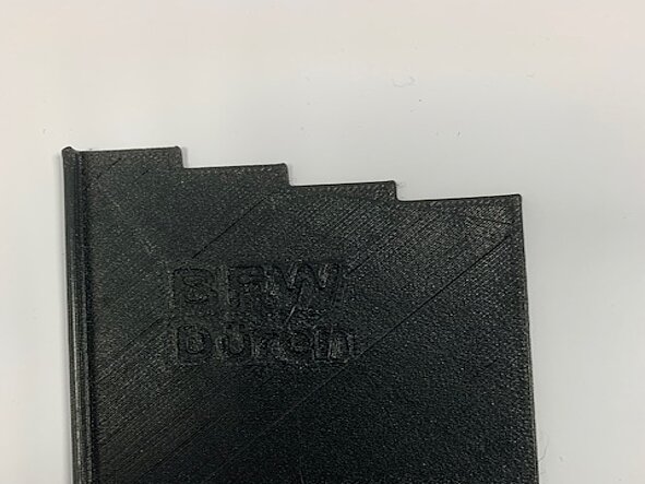 3D printed black bank note identifier Bank note identifier. Photocredit: Berufsförderungswerk Düren gGmbH